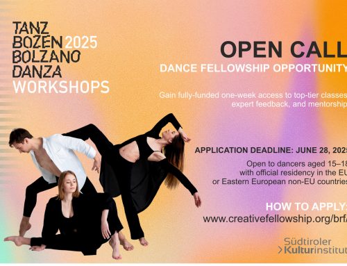 OPEN-CALL Bolzano Dance Workshops Fellowship Young Pre-Professional Dancers age 15-18